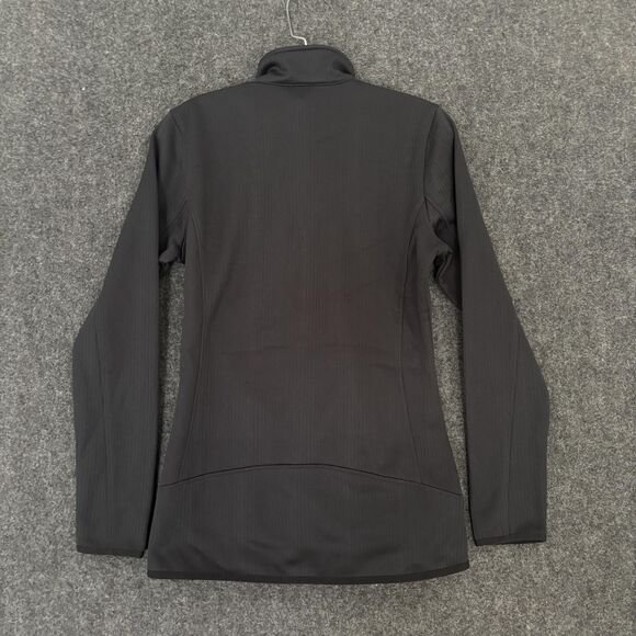 Eddie Bauer Dash Full Zip Fleece Jacket Women's Small Black Pockets NWT - Picture 3 of 8